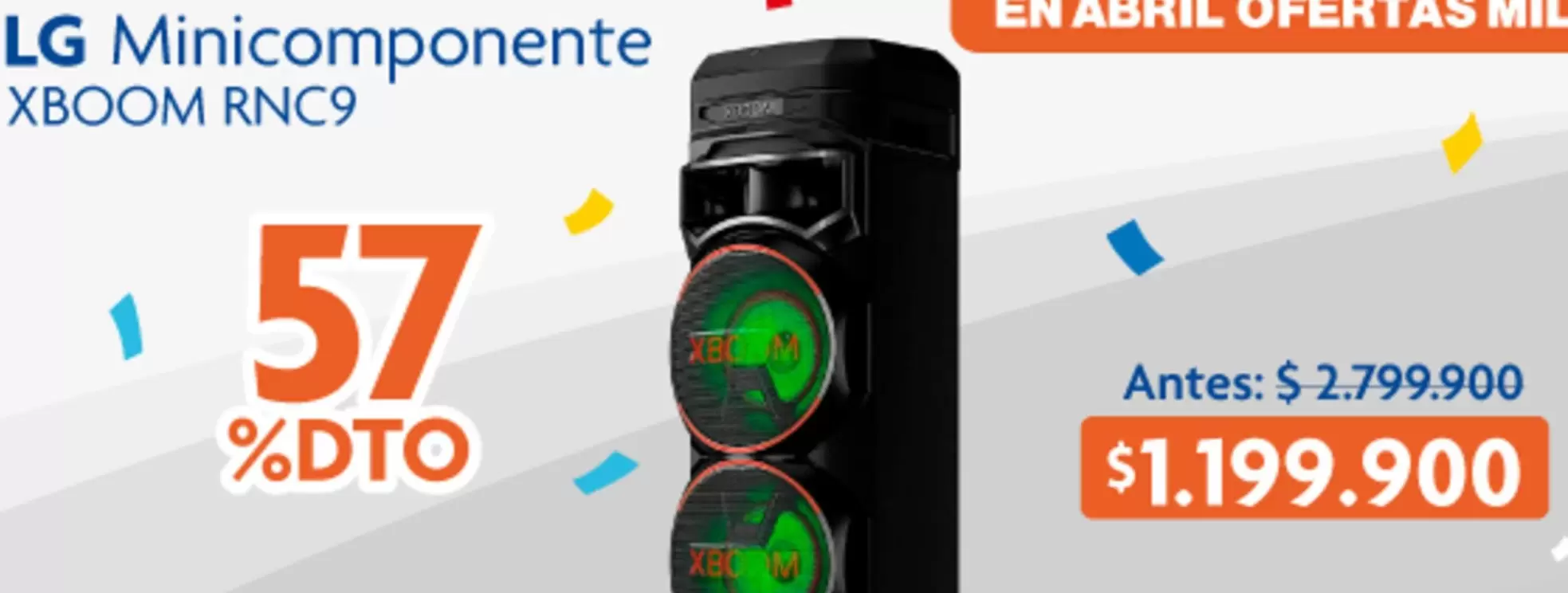 LG - Minicomponente XBOOM RNC9