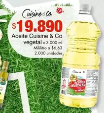 Cuisine & Co - Aceite  vegetal