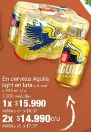 Águila - Cerveza Light En Lata