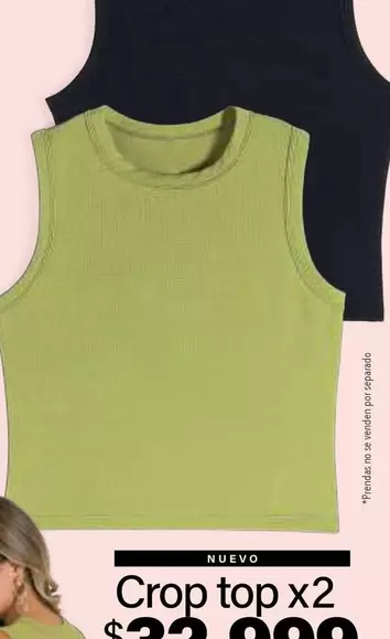 no - Crop top x2