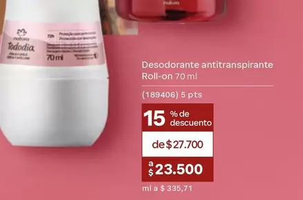 Desodorante antitranspirante Roll-on 70 ml (189406)