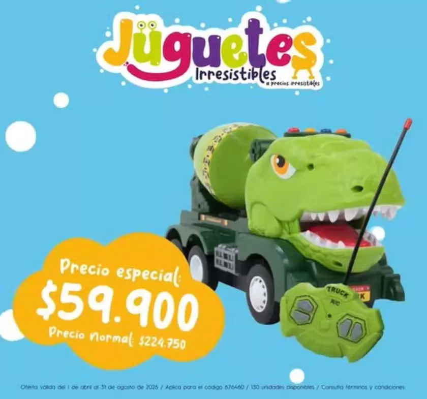 especial - Dinosaur Cement Truck Toy