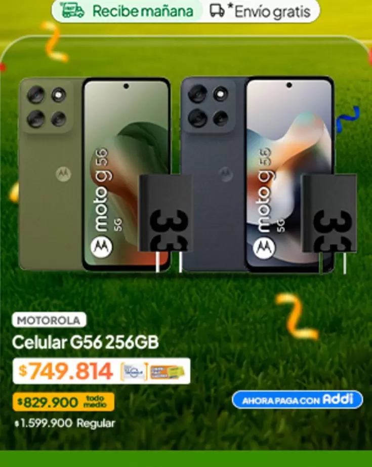 Motorola - Celular G56 256GB