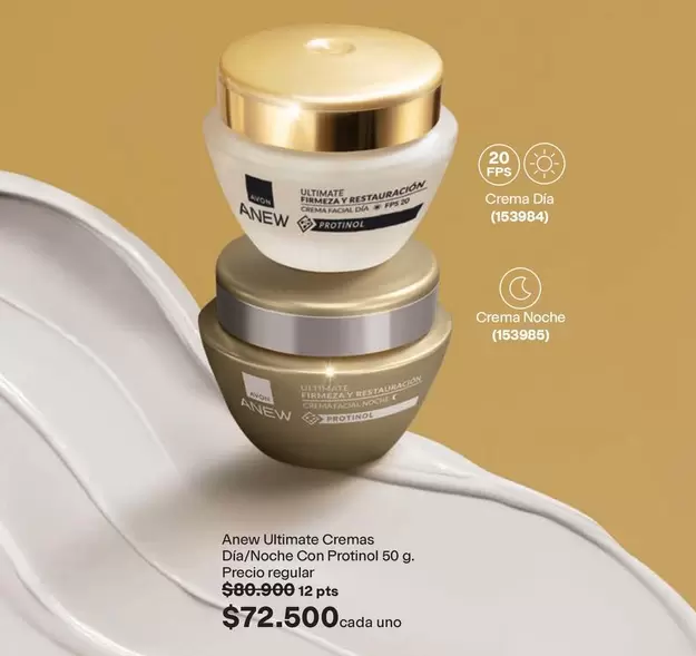 Anew - Ultimate Cremas Dia/Noche Con Protinol 60 g