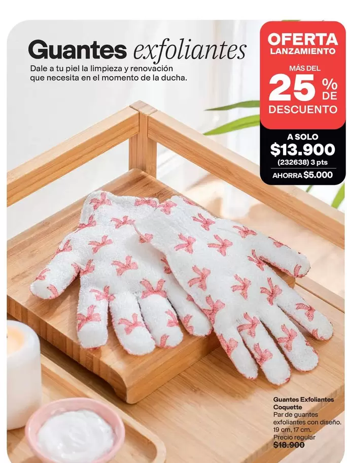 Piel - Guantes exfoliantes