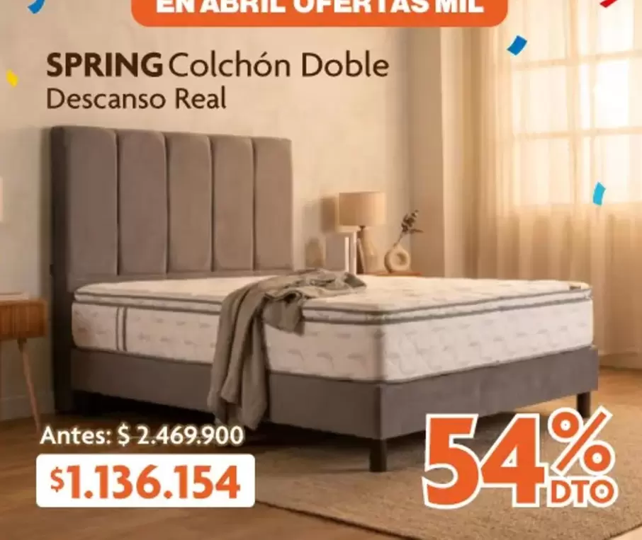 Spring - Colchón Doble Descanso Real