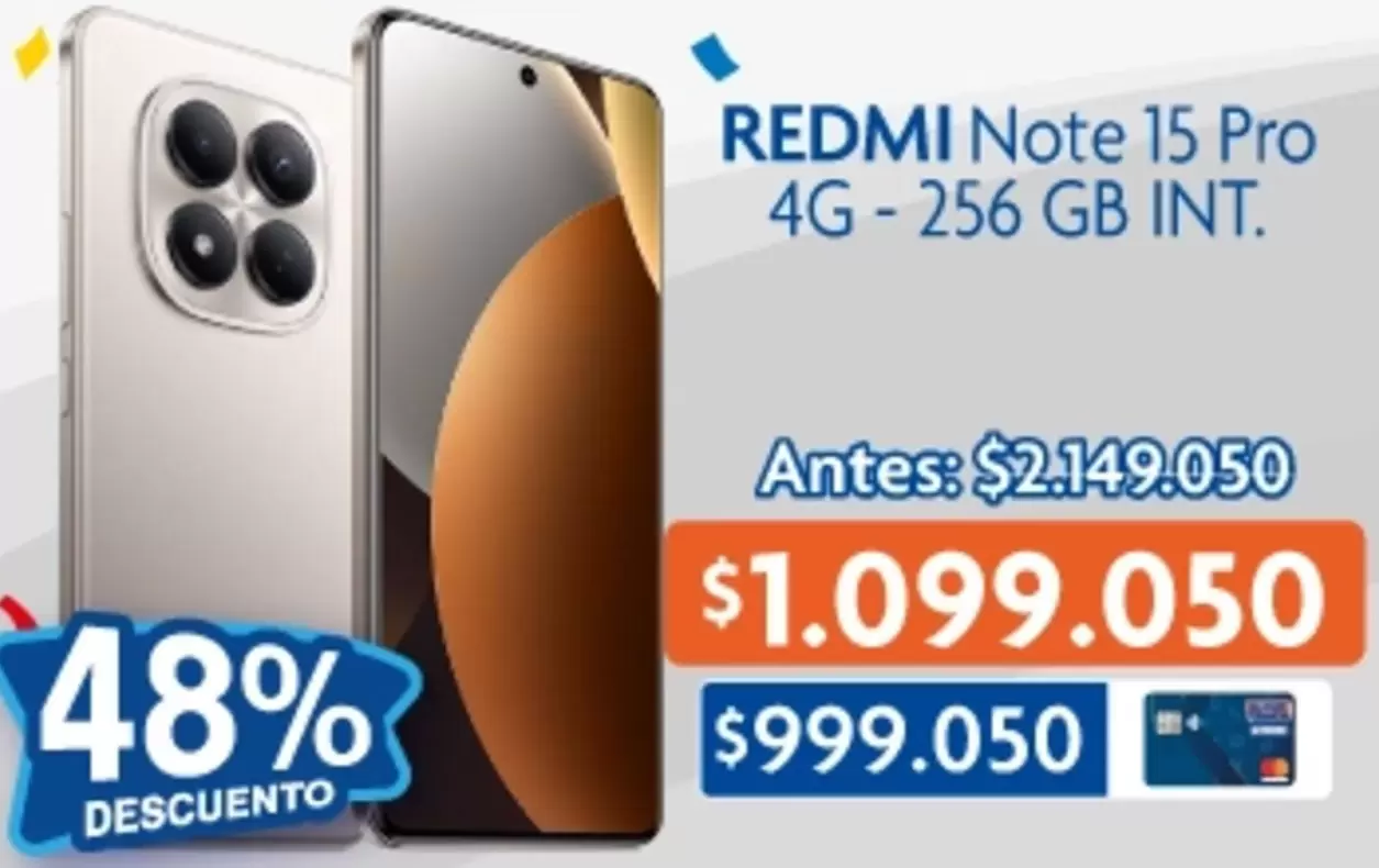 Note 15 Pro 4G - 256 GB INT.