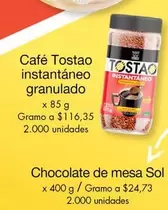 Tostao - Café  instant
uevo granulado