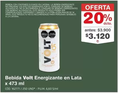 no - Bebida Energizante en Lata x 473 ml