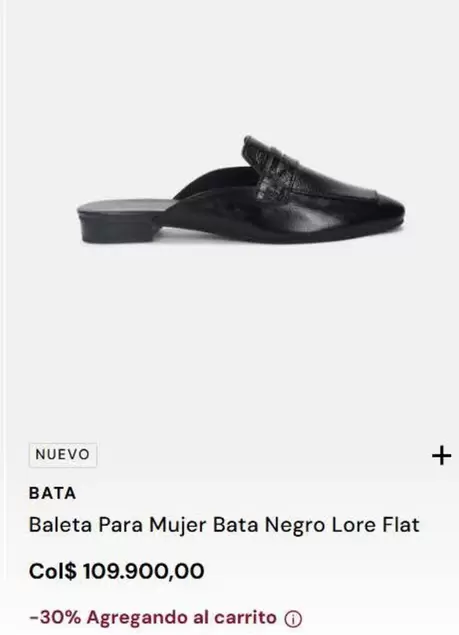 Baleta Negro Lore Flat