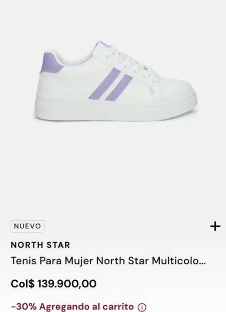 North Star - Tenis Para Mujer Multicolo