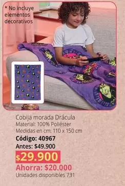 Drácula - Cobija morada