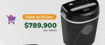 Fellowes - Shredder C
uevoacute;d. 585A52