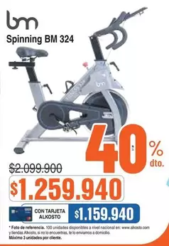 Alkosto - Spinning BM 324