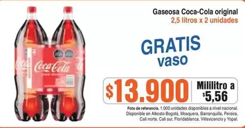 Coca Cola - Gaseosa original