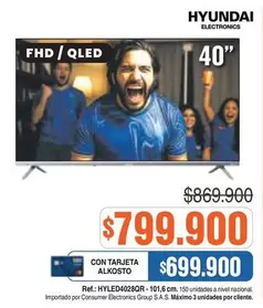 Hyundai - FHD / QLED TV 40"