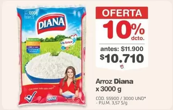 Diana - Arroz x 3000 g