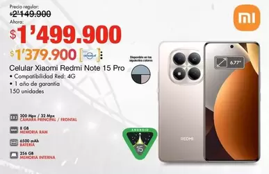 Xiaomi - Celular Redmi Note 15 Pro