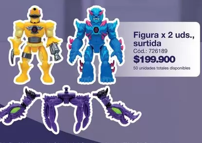 Figura x 2 uds., surtida Cód.: 726189