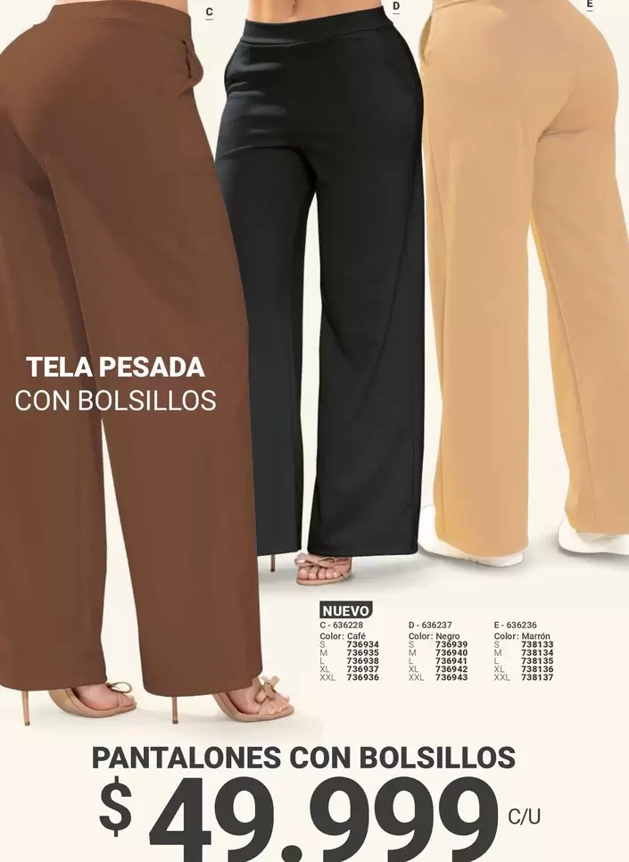 PANTALONES CON BOLSILLOS