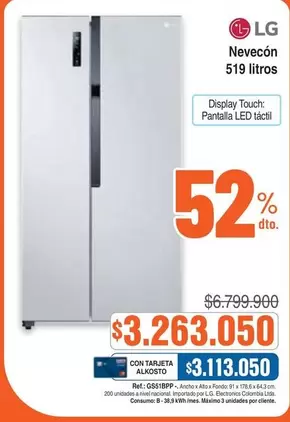LG - Nevecón 519 litros