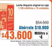 Alquería - Leche  original