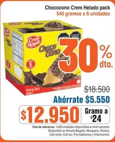 Crem Helado - Chococono