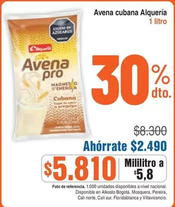 Alquería - Avena cubana