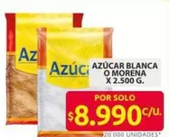 Azúcar Blanca o Morena