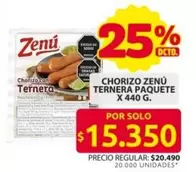 Zenú - Chorizo de Ternera
