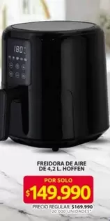 Hoffen - FREIDORA DE AIRE DE 4,2 L