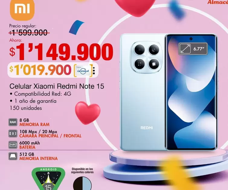 Xiaomi - Celular Redmi Note 15