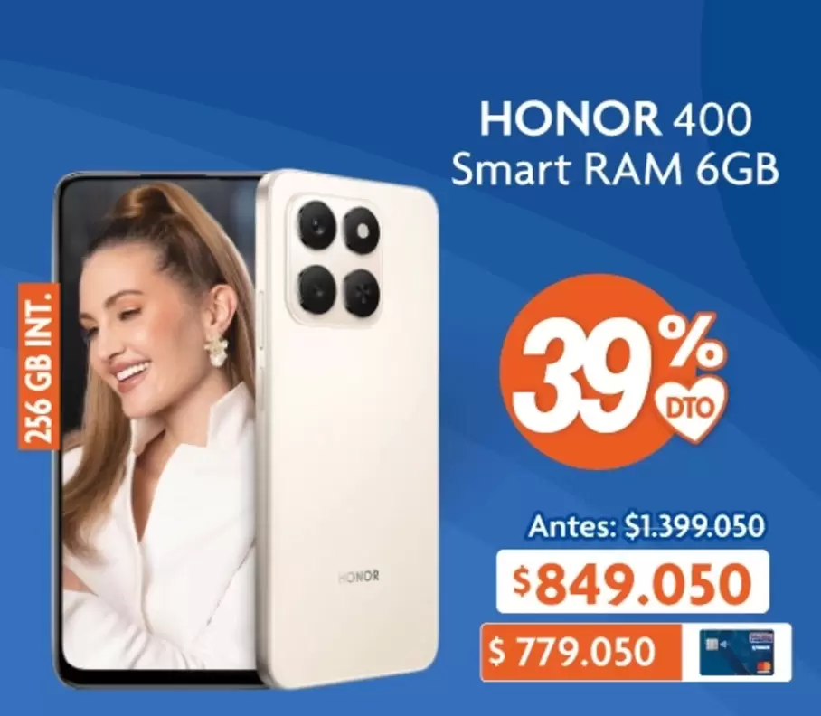 Honor - HONOR 400 Smart RAM 6GB