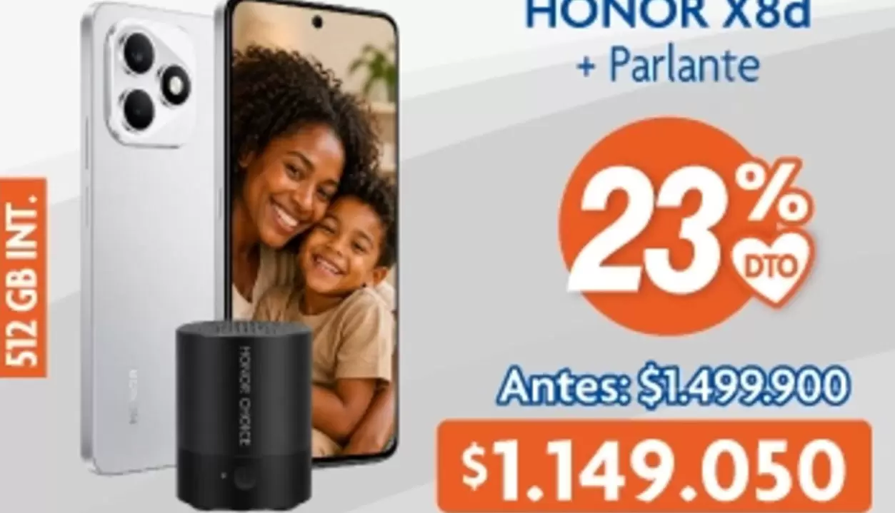 Honor - HONOR X8d + Parlante