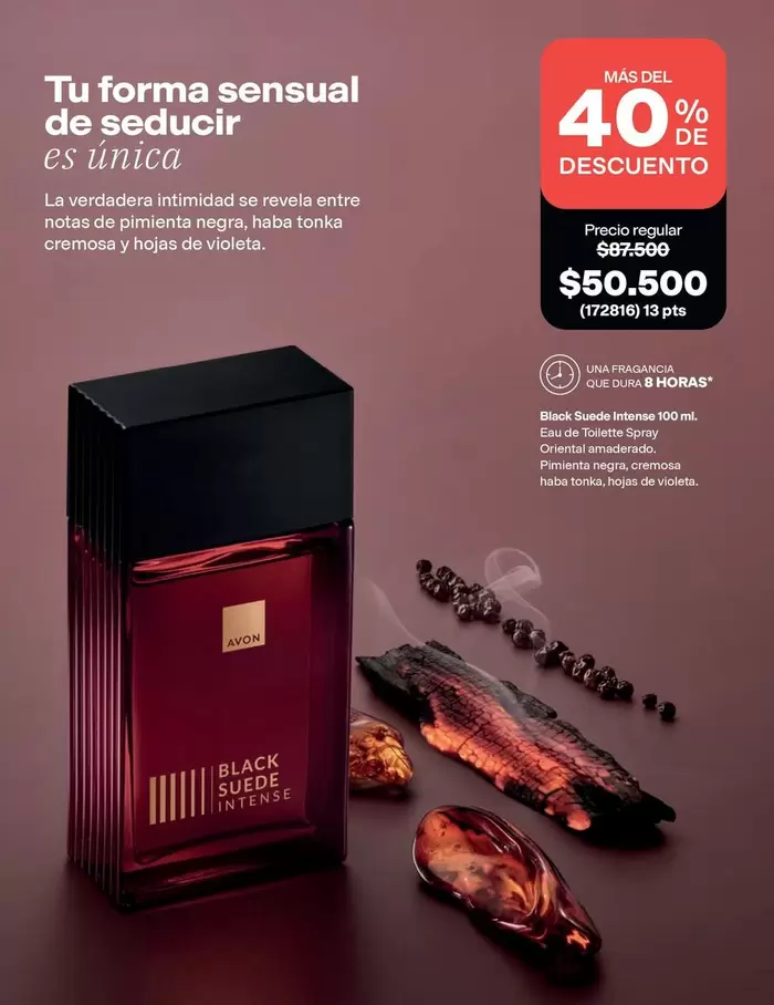 Avon - Black Suede Intense