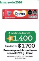 Rama - Barra esparcible multiusos con sal