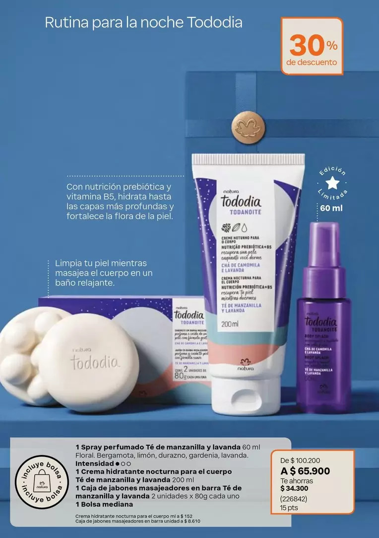 Natura - Rutina para la noche Tododia