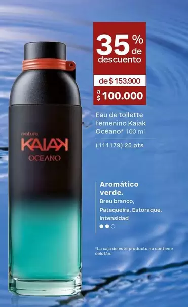 Natura - Eau de toilette femenino Kaiax Océano 100 ml (111179)