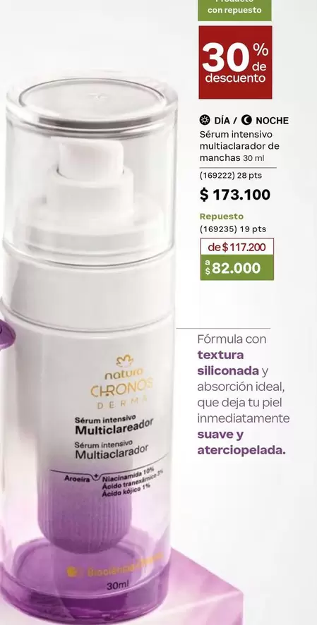 Avon - Multicorrector Sérum intensivo multiaclarante (Día / Noche)
