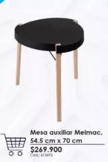 Mesa auxiliar Melmac, 54.5 cm x 70 cm