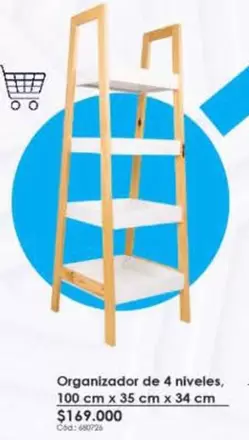 Organizador de 4 niveles