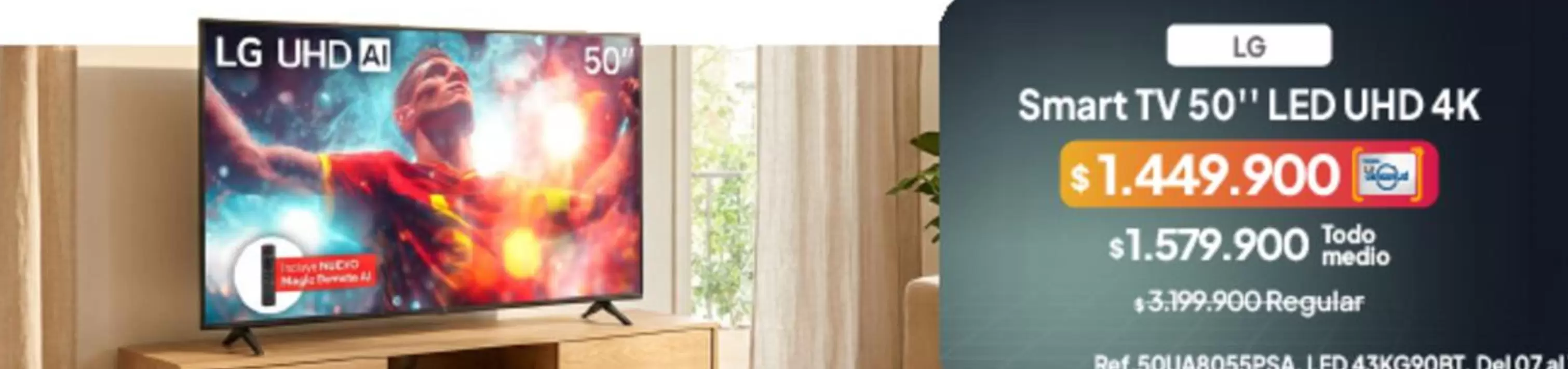 LG - Smart TV 50" LED UHD 4K