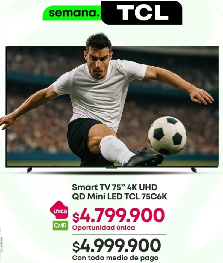 Colombia - Smart TV 75" 4K UHD QD Mini LED