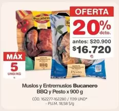 Bucanero - Muslos y Entremuslos