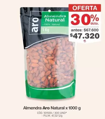 Aro - Almendra Natural x 1000 g
