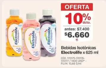 Bebidas Isotónicas x 625 ml