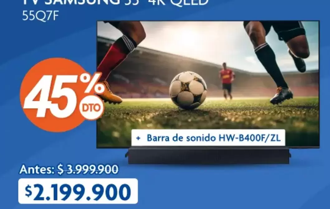 TV 55" 4K QLED 55Q7F