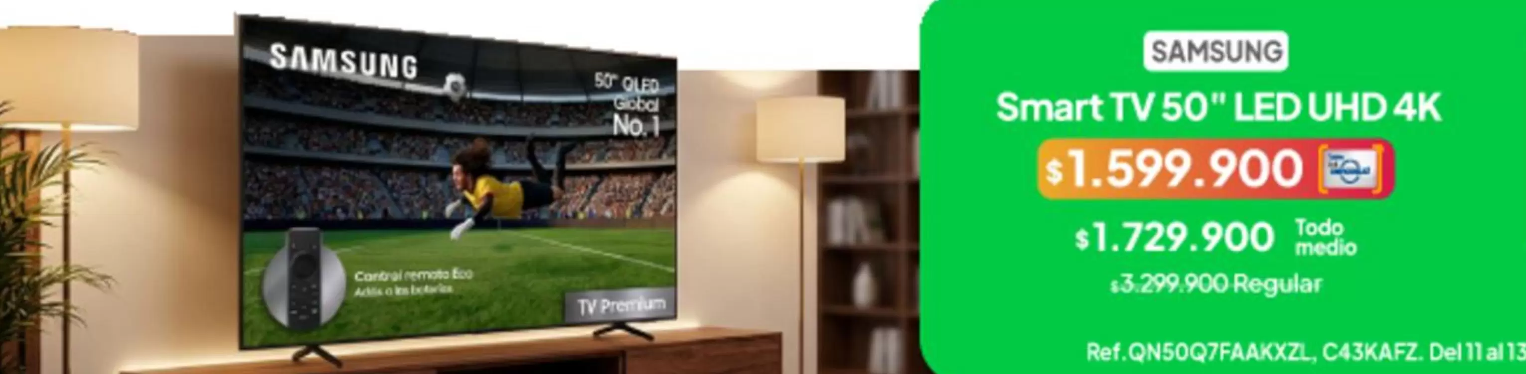 Samsung - Smart TV 50" LED UHD 4K