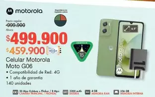 Motorola - Celular Moto G06