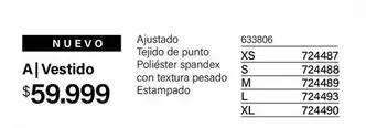 XS - Vestido